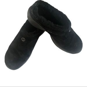 MERRELL ENCORE ICE Lined Slip On Mules Clogs Shoes